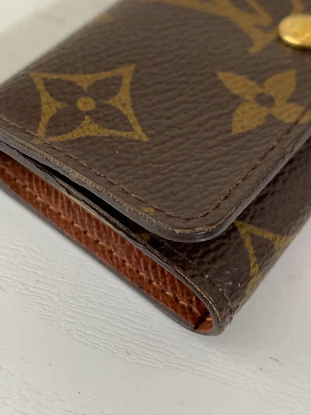 Louis Vuitton Brown and Gold Monogram Wallet